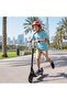 Adult Kick Scooter - 200mm Big Wheels - Foldable City Commuter for Women & Teens - Black - 4