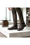 Brown High-Sole Loafer with Back Clasp