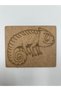 10 Pieces Chameleon Wooden Painting School Event Activity Art 15 cm