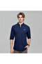 Men’s Cotton Slim Oxford Shirt with Embroidery - 8