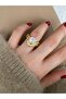 Limited Edition - Women's Ring with Large Drop Stone and Bottom Adjustment - 6
