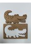 10 Pieces of Crocodile Wood for Painting School Event Activity Art 15 cm - 2