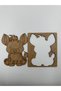 10 Pieces of Hyena Wooden Painting School Event Activity Art 15 cm - 2