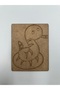 10 Pieces Snake Wooden Painting School Event Activity Art 15 cm