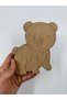 10 Pieces Bear Wooden Painting School Event Activity Art 15 cm - 3