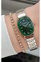 New Model Cut Glass Gold Silver Color Cord Women Wristwatch- Bracelet Gift