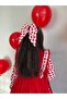 Authentic Checkered Red Double-Sided Girls' Dress + Buckle - 5