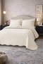 Velvet Double Bedspread Set |   250X260 cm |   Luxury & Stylish Design |   Dowry Box & Daily Use - 2