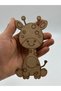 10 Pieces Giraffe Wooden Painting School Event Activity Art 15 cm - 3