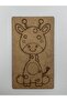 10 Pieces Giraffe Wooden Painting School Event Activity Art 15 cm