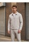 Men's Gray Seasonal Top and Bottom Set - Lined Jacket & Double-Legged Trousers Ls-5632 - 4