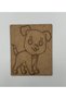 10 Pieces Dog Wooden Painting School Event Activity Art 15 cm