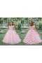 Princess Fluffy Tulle Floral Children's Evening Dress