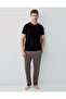 Men's Cotton Black/Smoked Short Sleeve Pajama Set