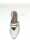 Women's Casual Shoes Double Strap Genuine White Leather - 3