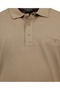 Large Size Lycra Pique Polo Collar T-Shirt with Pockets - 2