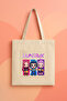 Huntrix Kpop Demon Hunter Zoey Rumi Mi̇ra Designed Premium Printed Canvas Bag