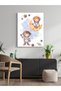 Astronaut Child Concept Canvas Painting Children's Room Home Office Kitchen Decoration Canvas Wall Painting