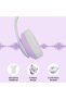 Children's school headphones with microphone, suitable for children, teenagers, and adults. Cat ear headphones suitable for girls and women (purple). - 4