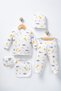 Cotton 100% Organic Baby Newborn 5-Piece Hospital Discharge Set