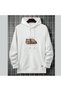 Sweatshirt Hooded Thick Fabric Rabbit Print (Unisex)