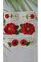 Hand Knitted Design 6-Piece Snap Accessories Suitable for Mother-Daughter Use - 5