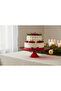 Natale Glass Cake Stand 21 cm – Elegant Festive Serving Stand - 3