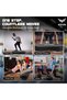 Aerobic Stepper with 2 Height Levels 10 & 15 cm Anti Skid Platform 250 kg Capacity - 4