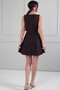 Women's Double-Breasted Collar Buttoned Front Double Fabric Short Flared Dress - 4