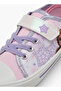 Girls Frozen Print Hook & Loop Ankle Sneakers - 4
