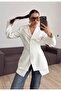 Women's Premium Quality Special Design Paneled Blazer Jacket - 4