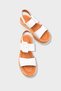 Leda Flora Women's Sandals 0012481 White Skin - 5