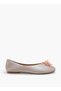 Girls Floral Accent Ballerina Shoes - 3