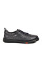 Navy Blue Genuine Leather Men's Casual Shoes Marcomen Airbagsole 152-21612 m - 3