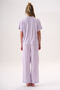 Bamboo Short Sleeve Buttoned Ribbon Detailed Home Set 26509-26510-26511 - 6