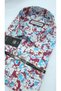 Colorful Floral Patterned Long Sleeve Men's Shirt - 3