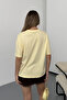 Women's Fruit Embroidered 100% Cotton T-Shirt Yellow - 26Y 26518 - 5