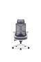 Modern Ergonomic Office Chair with Adjustable Headrest – 3 Position Lock, Nylon Base, PU Casters - 4