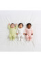 Printed Closed Feet Sleepsuit with Long Sleeves - Set of 3 - 2