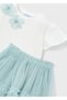 Girl's T-Shirt and Tulle Skirt Set 3946 - 5