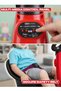 Swiftro Kids Electric Balance Car with 360° Wheels, LED Lights, Music & Safety Belt- Red - 5