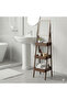 منظم تخزين 3 رفوف مع مرأه من الخشب التركي عالي الجودة متعدد الأستخدامات