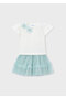 Girl's T-Shirt and Tulle Skirt Set 3946 - 3