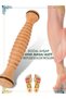 Natural Wooden Foot Massager - Foot Sole Massager - Reflexology Roller - Foam Roller