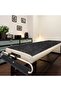 Disposable Perforated Massage Table Bedsheet Roll, Nonwoven Fabric, Black, 80x180cm, 50 Count - 3