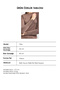 Women's Dark Mink W5-82 Knitted Knitwear Fabric Crew Neck Knitwear with Sleeve Accessories - 5
