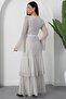 Crew Neck Skirt Flounce Sleeves Polka Dot Tulle Dress 2026-4524 - 7
