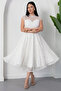 Crew Neck Glitter Sequin Lace Dress Bal169 - 7