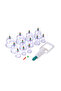 Professional Chinese Acupoint Cupping Therapy Set, Portable Suction Hijama Cupping Kit 12 Pieces