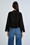 Acı Kahve Hakim Collar Lace Detailed Dobby Crop Shirt Alc-X15370 - 6